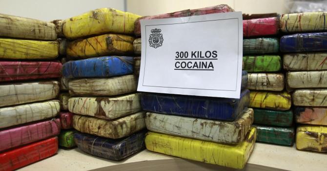 Coca production is up in Colombia. It could end up as cocaine, like this haul seized by Spanish police.
